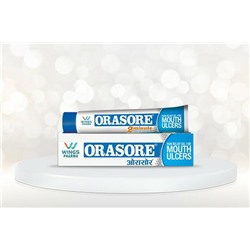 ORASORE 2 minute, Wings Pharma (ОРАСОР, гель от язв и воспалений полости рта и губ), 12 г.
