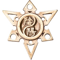 Амулет защитный №22 ЗНАК ЦИ - 2 в 1: подвеска и брелок (шнурок и брелочное кольцо), 1 шт.