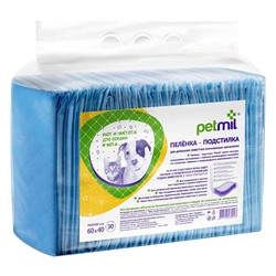 Пеленки PetMil 60х40 30 шт. (45) АГ