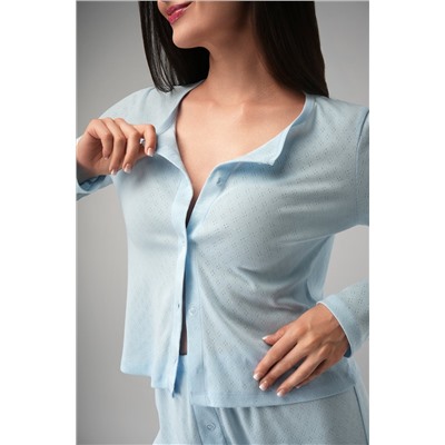 Женская пижама с брюками из ажурного хлопка Happyfox