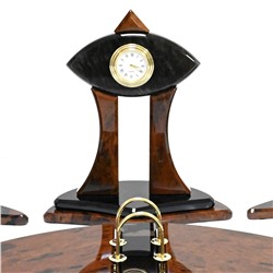 Настольный набор из обсидиана "Фантазия 1" 740*310*195мм