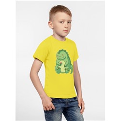 Футболка детская BabyZilla, желтая