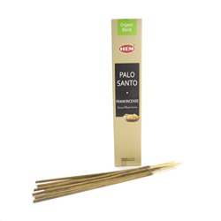 PALO SANTO FRANKINCENSE Natural Masala Incense, Hem (ПАЛО САНТО ЛАДАН, натуральные благовония масала, Хем), 15 г.
