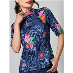 Водолазка Модная история, кокетка