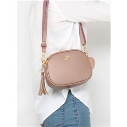 Сумка женская искусственная кожа YDR-2370,  3отд,  плечевой ремень,  пудра 257496