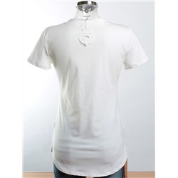 L2336 Футболка женская (95% хлопок, 5% полиэстер) размер свободный 42-44