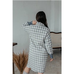 Стильная леди М-675 серый, Пальто