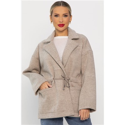 Пальто-пиджак (бежевый) Б14132-7М