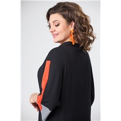 Romanovich Style 1-2465 черный/оранжевый, Платье