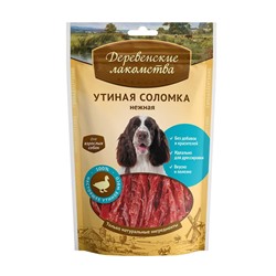 Деревенские Лакомства. Утиная соломка для собак, 90г АГ