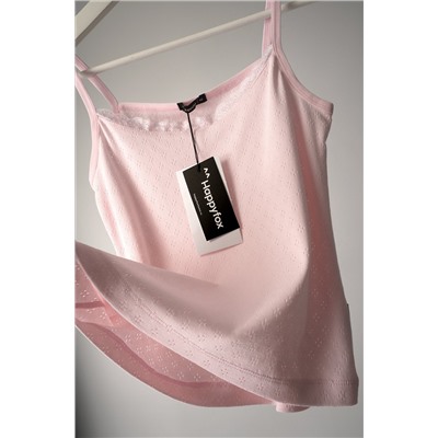 Женская пижама с шортами из ажурного хлопка Happyfox