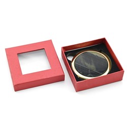 Карманное зеркало с соколиным глазом, золотистое