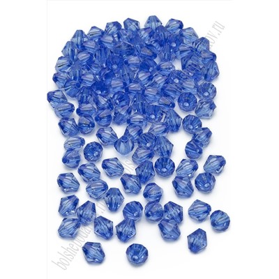 Бусины граненые 8 мм*500 гр (SF-7396) синий №12
