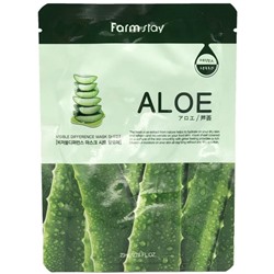 FarmStay Маска тканевая д/лица с экстр.алоэ увлажн.  Visible Defference Aloe Mask  23мл