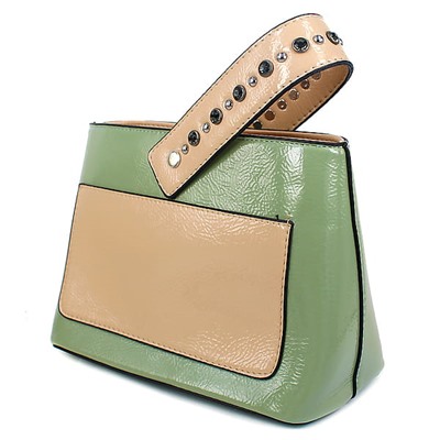 Mini BAG лак с ручкой для запястья