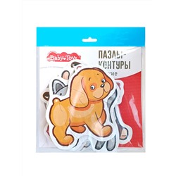 Мягкие пазлы-контуры для малышей «Домашние животные» серия Baby Toys