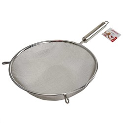 Сито (дуршлаг) 22 см нержавеющая сталь WEBBER BE-7366 металлическая ручка