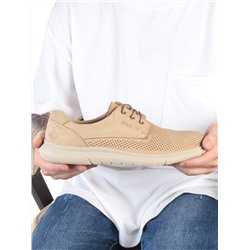 Б697A-3 BEIGE Полуботинки мужские (натуральная кожа,нубук) размер