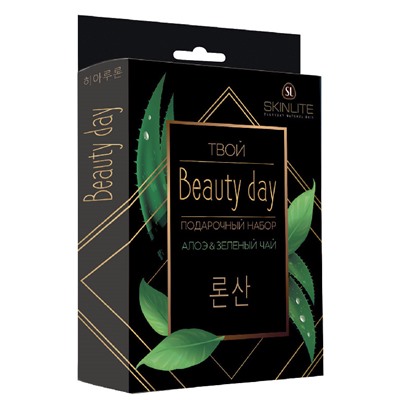 Подарочный набор SL-5136 Твой Beauty day АЛОЭ&ЗЕЛЕНЫЙ ЧАЙ (4 маски)