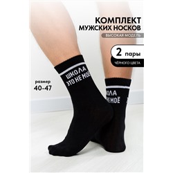 Носки мужские Школа (набор 2 пары)