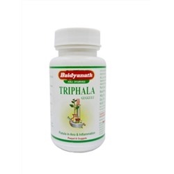 TRIPHALA GUGGULU, Baidyanath (ТРИФАЛА ГУГГУЛ, Байдьянатх), 80 таб.