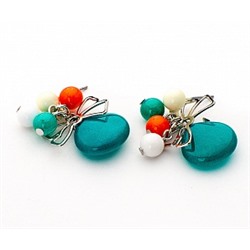 Серьги Nuance PR2920 бирюза_серебро