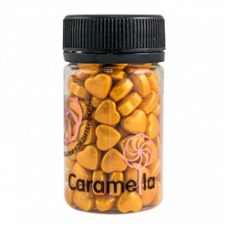 Посыпка кондитерская 3D Сердечки золотые перламутровые 9 мм, 50 гр