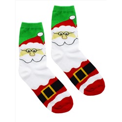 Носки НГ р.35-40 "Новогоднее настроение"  Санта
