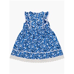 Платье UD 7656 син.цветы