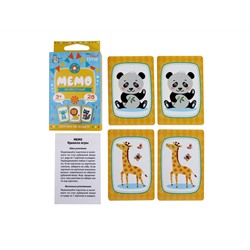 Игра настольная МЕМО «Животные». Серия АКТИВ time