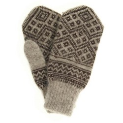 Варежки женские "Ромбики" ПП 3232-5