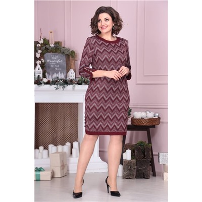 Moda Versal П1789 бордо, Платье