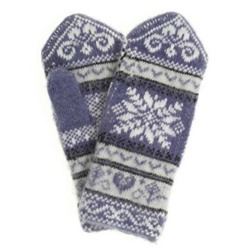 Варежки женские "Снежинка"ПП 3217-12