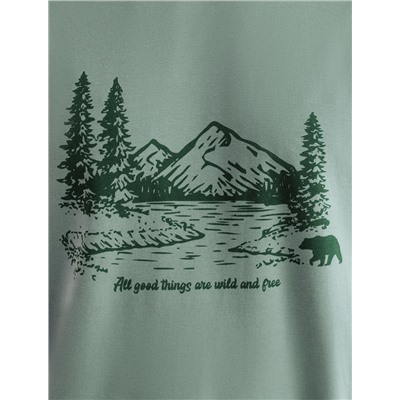 Футболка из премиального хлопка с авторским принтом