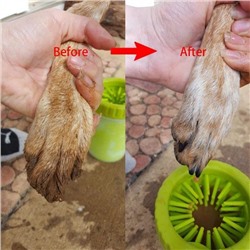Лапомойка Soft Gentle Silicone Bristles, большая