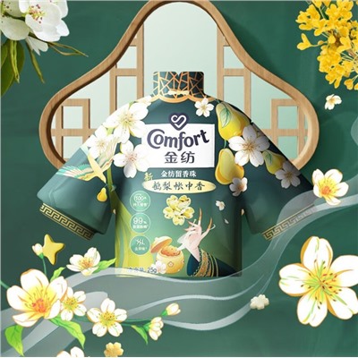 Парфюм-кондиционер для стирки в цветочных гранулах Comfort, 25 гр.  ГРУШЕВЫЙ ЦВЕТОК