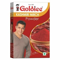KASHMIRI MIRCH Powder, Goldiee (КАШМИРСКИЙ ПЕРЕЦ молотый, Голди), 100 г.