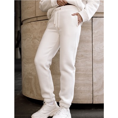 Брюки из премиального футера трехнитки с начесом