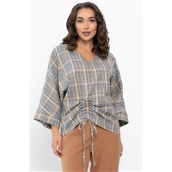 Блуза Ватсон (серо-бежевая) Б14150-12М