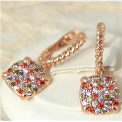 Серьги позолота H01-8746
