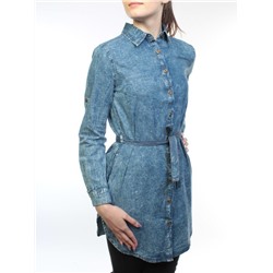 A62002 Рубашка джинсовая женская (100 % хлопок) размер S - 42-44 российский