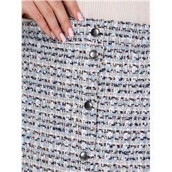 Бия - юбка голубой