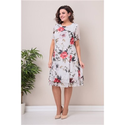 Moda Versal П2383 молочно-красный, Платье