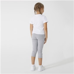 Легинсы для девочки Укороченные Серые