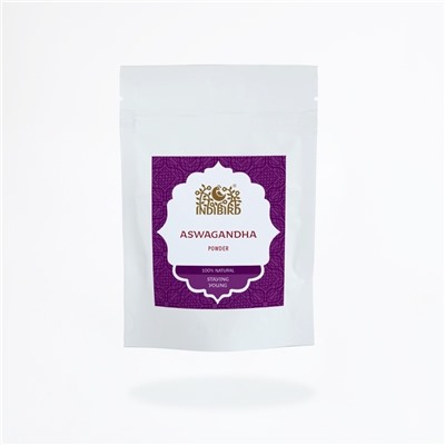 ASWAGANDHA Powder, Indibird (АШВАГАНДХА Порошок для наружного применения, Индибёрд), 100 г.