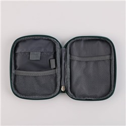 Аптечка дорожная , 14х11х2 см, зелёная