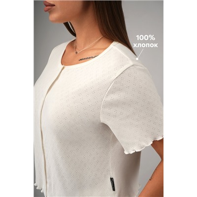 Женская пижама с шортами из ажурного хлопка Happyfox