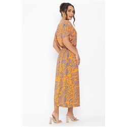 Платье Вистерия (оранжевое) П13947-5М