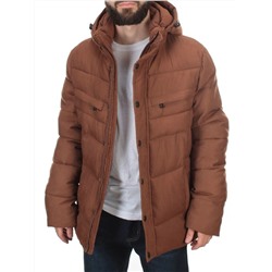 J8265 BROWN Куртка мужская зимняя NEW B BEK (150 гр. холлофайбер) размеры 46-48-50-52-54