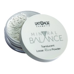 Пудра Рассыпчатая Минеральная рисовая Translucent Loose Rice Powder MINERAL BALANCE